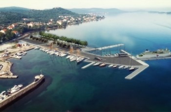 Nastavak izgradnje trajektne luke Tkon - otok Pašman